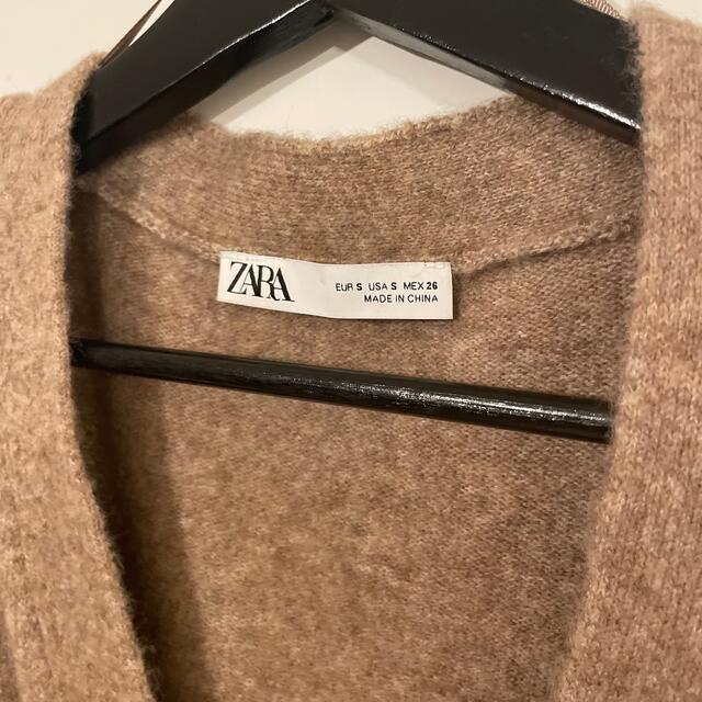 ZARA(ザラ)のzara ダブルボタン　カーディガン レディースのトップス(カーディガン)の商品写真