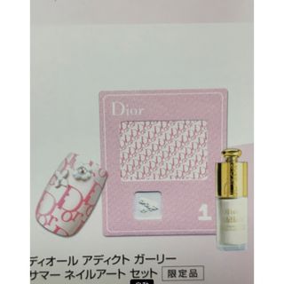 ディオール(Dior)のディオール　アディクトガーリーネイルアートセットトロッターDIORネイルシール(ネイル用品)