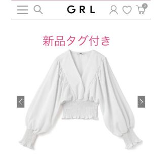 グレイル(GRL)のGRL 新品未使用　ブラウス(シャツ/ブラウス(長袖/七分))