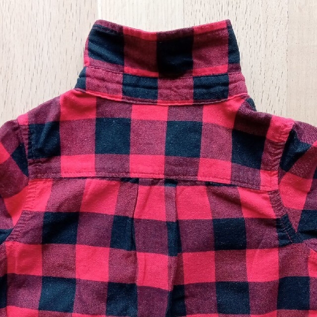 babyGAP(ベビーギャップ)のbabyGAP チェック柄 ロンパース キッズ/ベビー/マタニティのベビー服(~85cm)(ロンパース)の商品写真