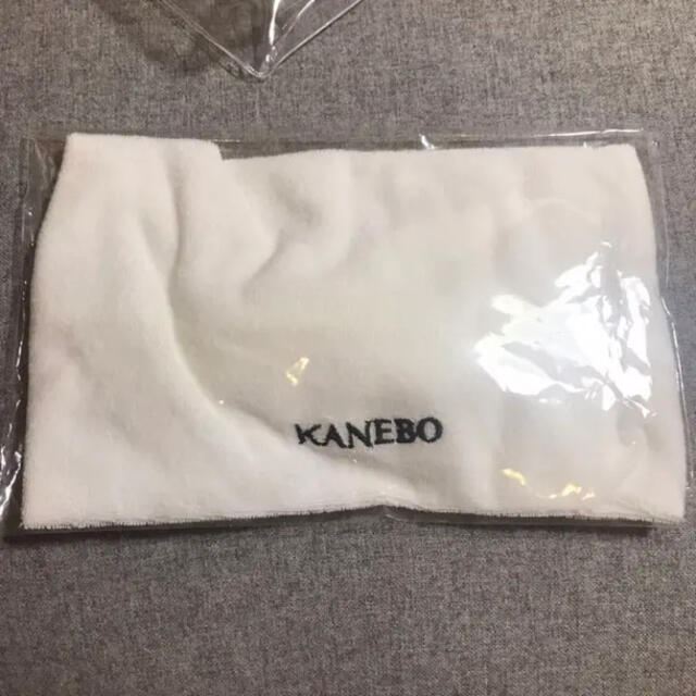 Kanebo(カネボウ)のKANEBO ノベルティ　ヘアバンド　クリアバッグ レディースのヘアアクセサリー(ヘアバンド)の商品写真