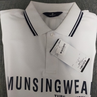 マンシングウェア(Munsingwear)の定価半額以下　かつさん専用　マンシングウェア  ポロシャツ　白(ウエア)