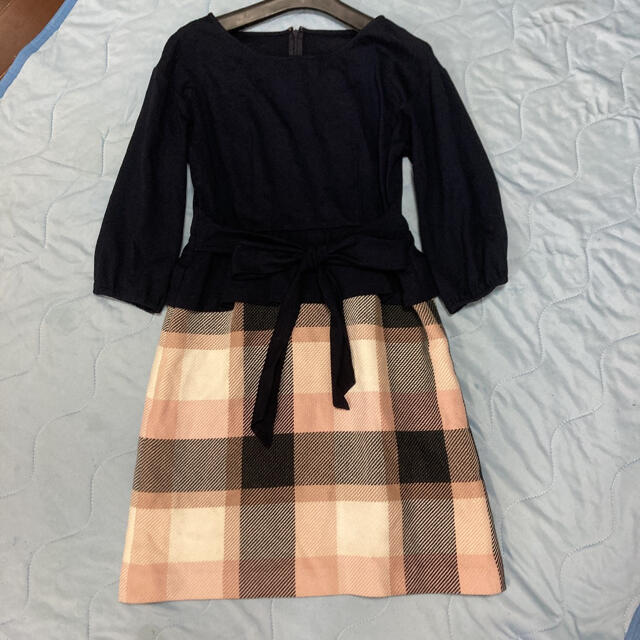 BURBERRY BLUE LABEL(バーバリーブルーレーベル)の専用　ブルーレーベル　クレストブリッジ   美品　ワンピース　38 レディースのワンピース(ひざ丈ワンピース)の商品写真