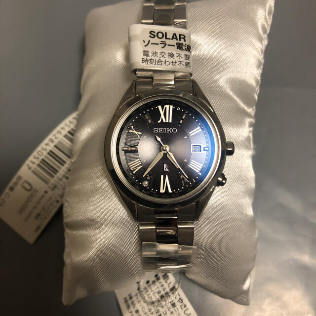 専用 新品 SEIKO ルキア ダイヤ入 レディース シルバー ソーラー腕時計