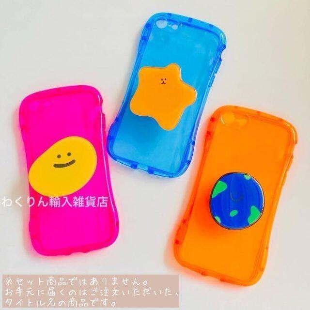 99番 タコさん かわいい 韓国発 スマホグリップ おしゃれ コードリール スマホ/家電/カメラのスマホアクセサリー(その他)の商品写真