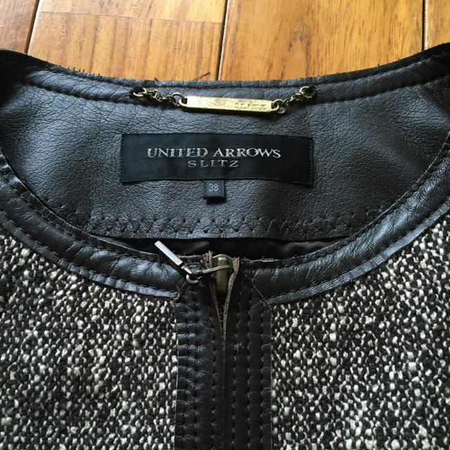 UNITED ARROWS(ユナイテッドアローズ)のUNTTED ARROWS ツイードジャケット レディースのジャケット/アウター(ノーカラージャケット)の商品写真