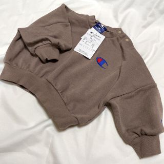 チャンピオン(Champion)のチャンピオン　トレーナー　90センチ ブラウン(Tシャツ/カットソー)