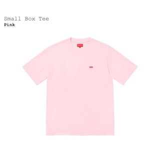 シュプリーム(Supreme)のsupreme small box tee pink Mサイズ(Tシャツ/カットソー(半袖/袖なし))