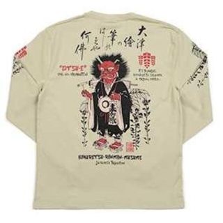 テッドマン(TEDMAN)の爆裂爛漫娘/鬼の念仏/ﾛﾝT/ﾍﾞｰｼﾞｭ/RMLT-317/ｴﾌ商会(Tシャツ/カットソー(七分/長袖))