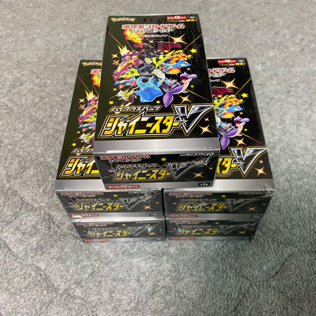 【新品未開封】ポケモンカード シャイニースターV 5box