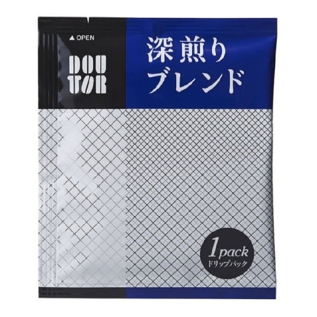 ドトール ドリップパック深煎りブレンド 2箱（100袋入×2箱）ドトールコーヒー 食品/飲料/酒の飲料(コーヒー)の商品写真