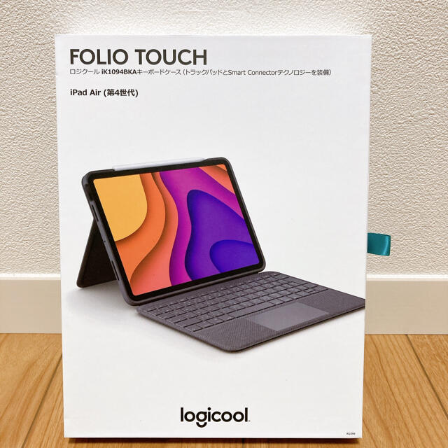 iPad(アイパッド)のLOGICOOL FOLIO TOUCH iPad Air4 第4世代 スマホ/家電/カメラのスマホアクセサリー(iPadケース)の商品写真