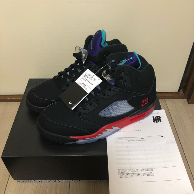 新品未使用 AIR JORDAN 5 RETRO TOP3 OG TRAVIS