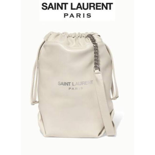 SAINTLAURENT テディ スモールバケットバッグ