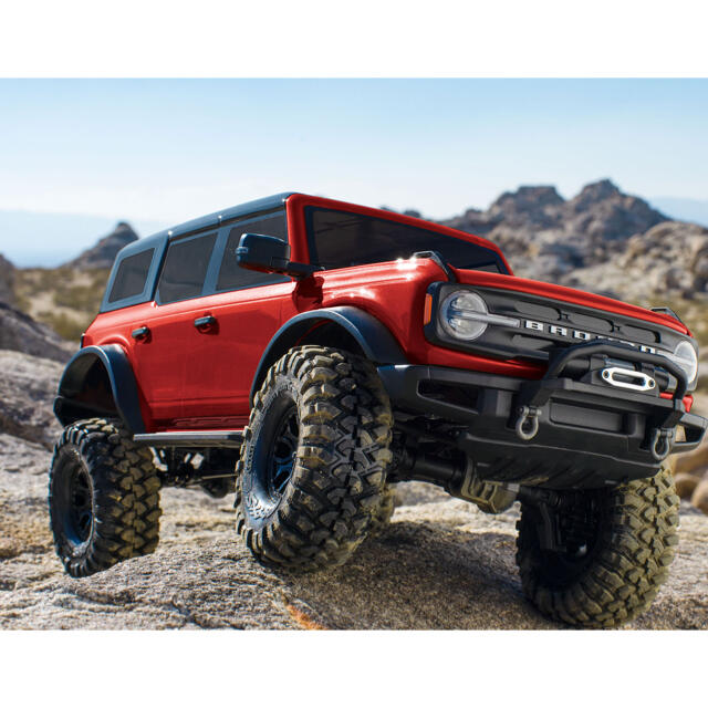 トラクサス TRX4 フォード 新型ブロンコ レッド RTR traxxasの トラクサス TRX4 フォード 新型ブロンコ レッド RTR traxxasの