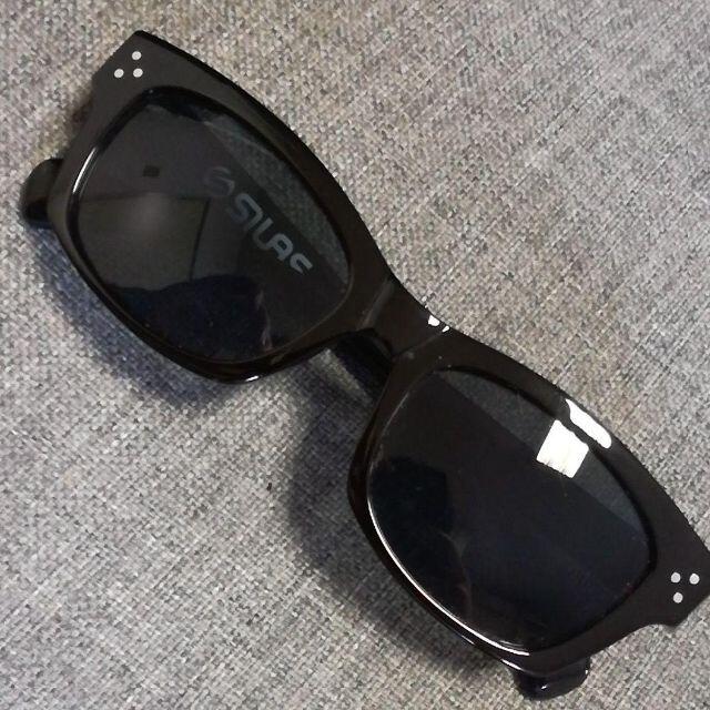 SILAS(サイラス)の684　A 美品　サイラス　SILAS　サングラス　黒 メンズのファッション小物(サングラス/メガネ)の商品写真