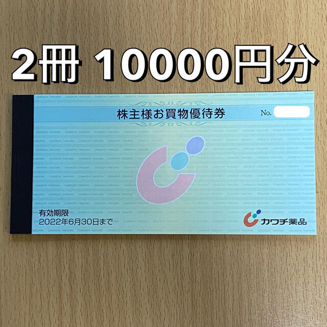 カワチ薬品 株主優待券　10,000円分