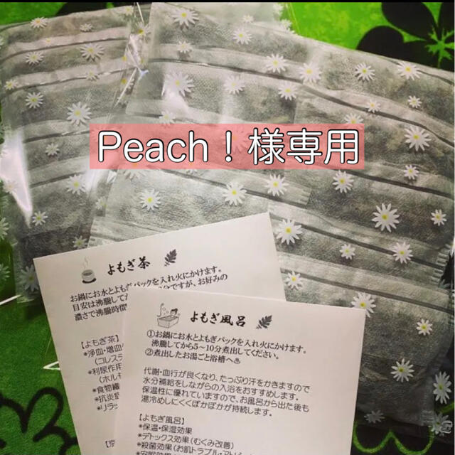 【Peach！様専用】国産✴︎無農薬　よもぎパック　5g × 100コ コスメ/美容のコスメ/美容 その他(その他)の商品写真