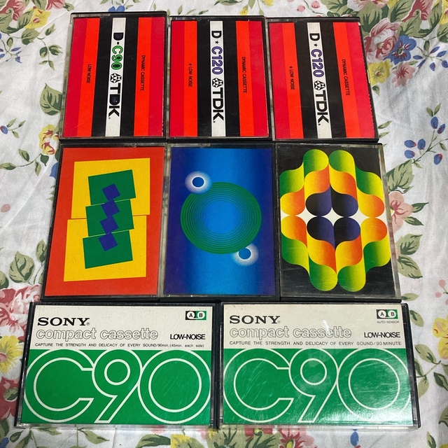 ノーマル　カセットテープ　8本セット　昭和レトロ | フリマアプリ ラクマ