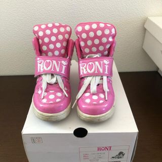 美品　RONI ハイカットスニーカー　size.17.0cm