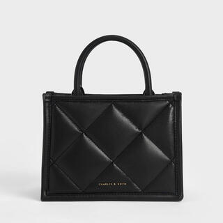 チャールズアンドキース(Charles and Keith)の【専用出品】キルテッドダブルハンドル トートバッグ (トートバッグ)