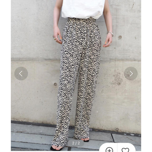 leopard pants laulen レディースのパンツ(カジュアルパンツ)の商品写真