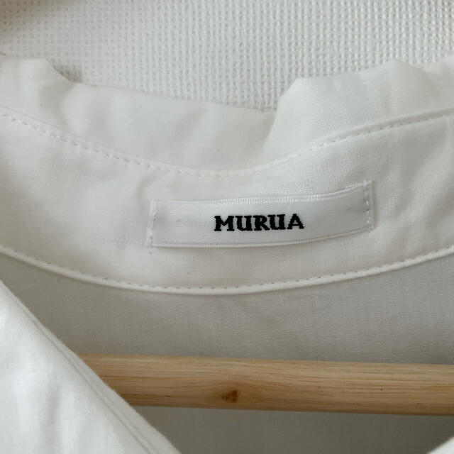 MURUA(ムルーア)のMURUA ワンショルニットレイヤーシャツ レディースのトップス(シャツ/ブラウス(長袖/七分))の商品写真