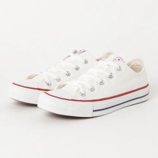 コンバース(CONVERSE)のコンバース　ローカット　ホワイト(スニーカー)