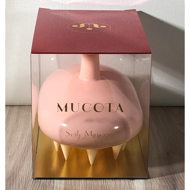 MUCOTA(ムコタ)のムコタ スキャルプマッサージャー ピンク＆ホワイトセット コスメ/美容のヘアケア/スタイリング(ヘアブラシ/クシ)の商品写真