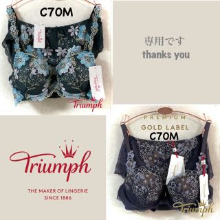 トリンプ(Triumph)のトリンプ AC006 華やか刺繍　C70M(セット/コーデ)