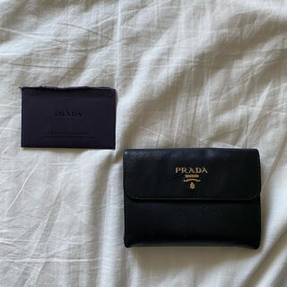 プラダ(PRADA)のPRADA サフィアーノ　コンパクトウォレット(折り財布)