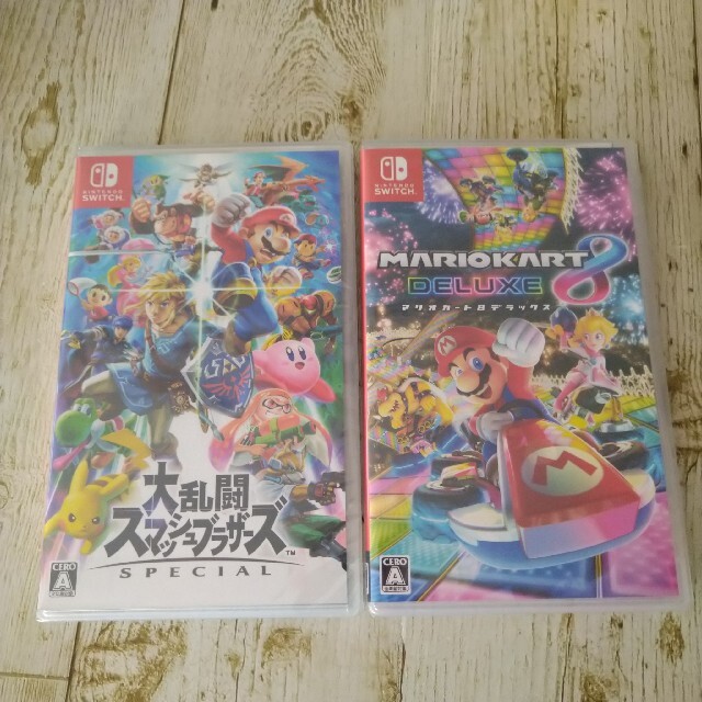 Nintendo Switch - 新品未使用☆大乱闘スマッシュブラザーズ マリオ ... 大乱闘スマッシュブラザーズ マリオカート8 switch 2点セット