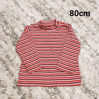 ユニクロ(UNIQLO)のユニクロ　UNIQLO　ハイネック　リブトップス　80cm(その他)