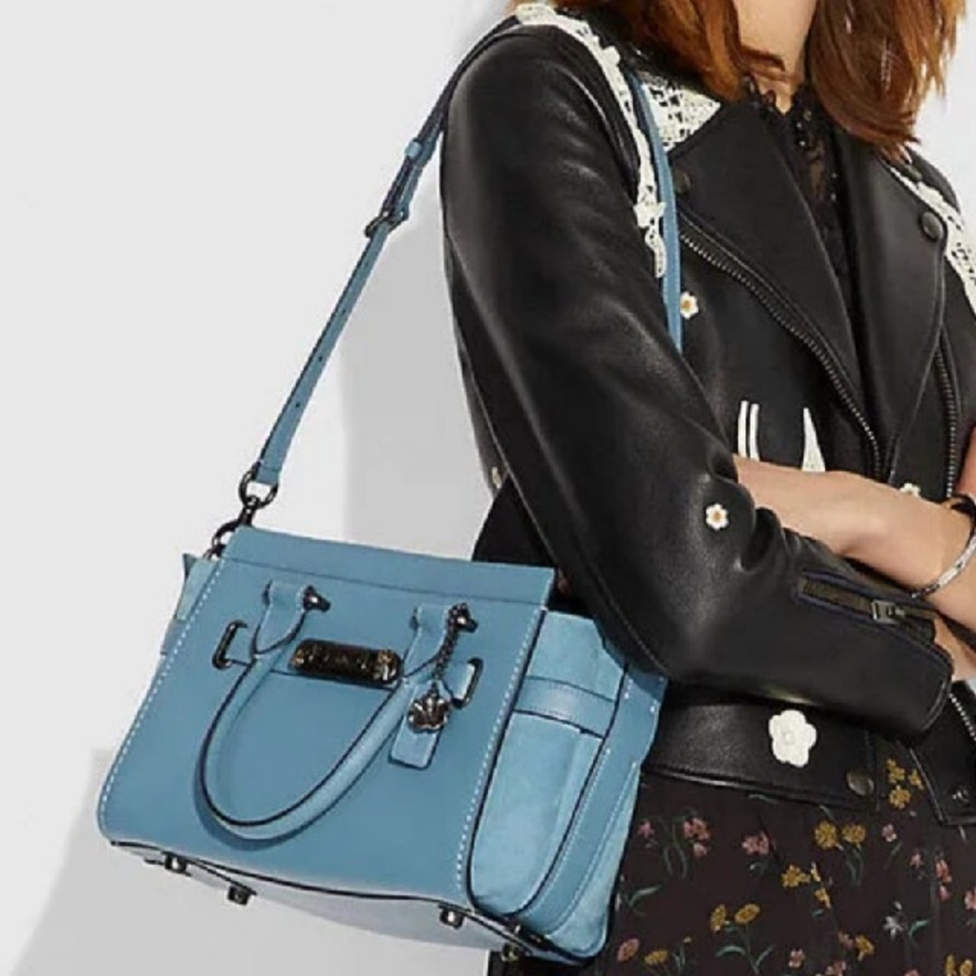 COACH【未使用】スワッガー ティーローズ 29460 ブルー