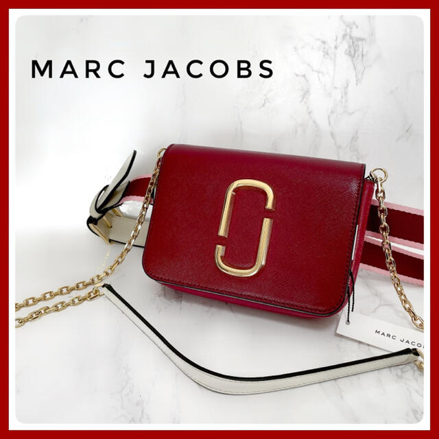 新品♡ MARC JACOBS ヒップショット 2wayショルダーバッグレッド - www