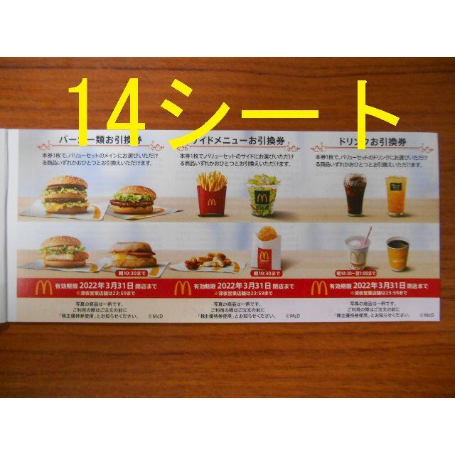 14シート 送料無料) マクドナルド 株主優待券 希少 黒入荷! 72.0%OFF sk.adelicenter.eu