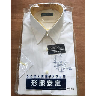 ビジネス白シャツ　衿回り37  半袖(シャツ)