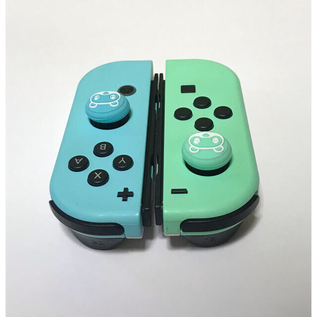 Nintendo Switch(ニンテンドースイッチ)の【美品】あつまれどうぶつの森　ジョイコン　動作確認済 エンタメ/ホビーのゲームソフト/ゲーム機本体(その他)の商品写真