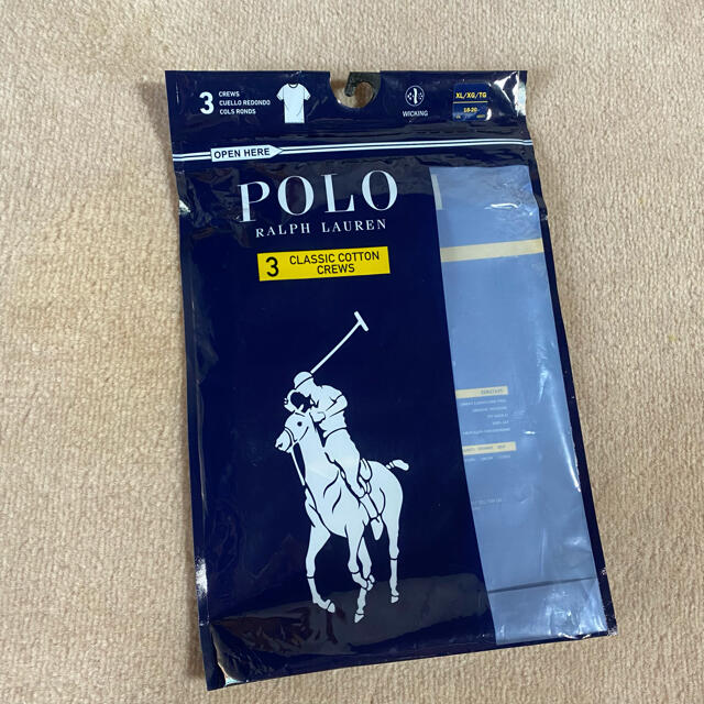 POLO RALPH LAUREN(ポロラルフローレン)の【新品未使用】POLO ラルフローレン Tシャツ 3枚組 半袖 キッズ/ベビー/マタニティのキッズ服男の子用(90cm~)(Tシャツ/カットソー)の商品写真