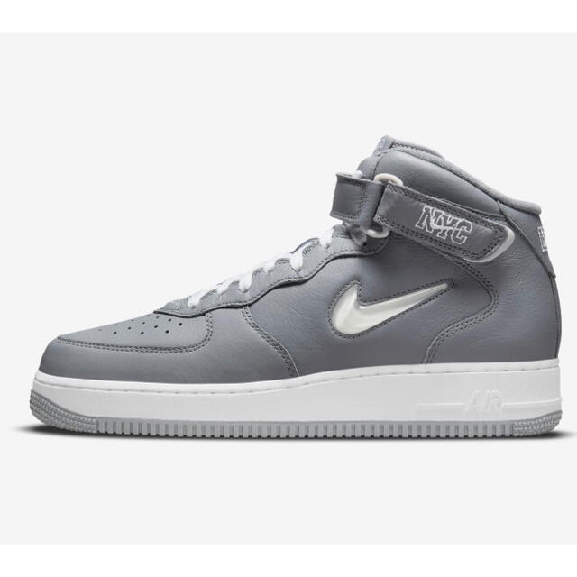 NIKE エアフォース１MID NYC Cool Grey 27.5 未使用