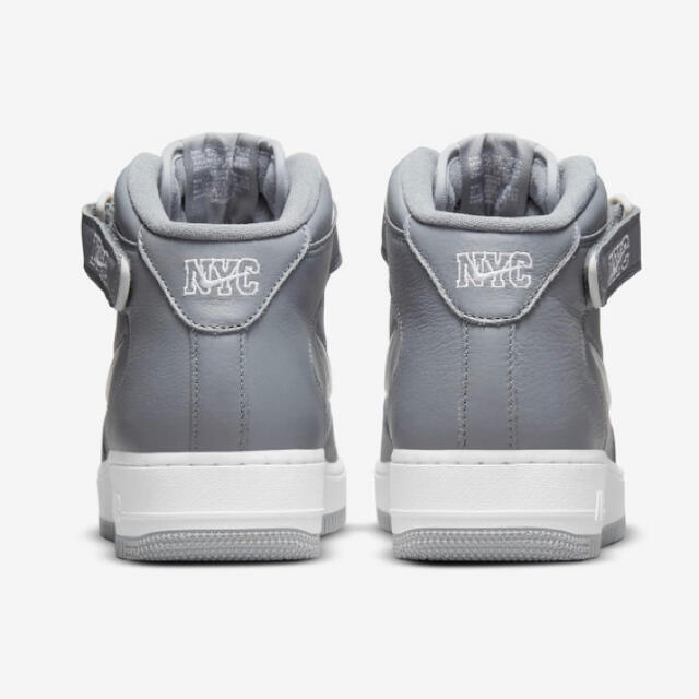 NIKE エアフォース１MID NYC Cool Grey 27.5 未使用