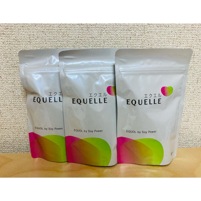 大塚製薬 エクエル EQUELLE パウチ　 120粒×3袋