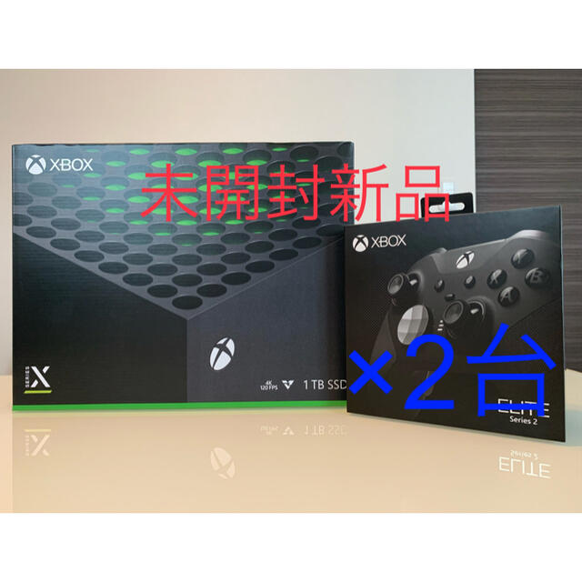 Xbox(エックスボックス)のXbox Series X + Eliteワイヤレスコントローラー シリーズ 2 エンタメ/ホビーのゲームソフト/ゲーム機本体(家庭用ゲーム機本体)の商品写真
