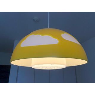 イケア(IKEA)のイケア/IKEA LEDライト ペンダントライト LED電球付き 子供部屋 空雲(天井照明)