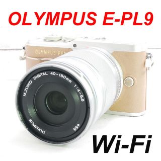 オリンパス(OLYMPUS)の❤️人気ブラウン❤️バッテリー2個付き❤️OLYMPUS E-PL9(ミラーレス一眼)