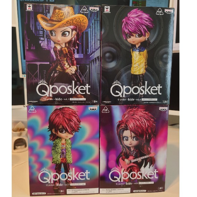 【お得4個】hide qposket vol.3,4,5,6 フィギュアセット