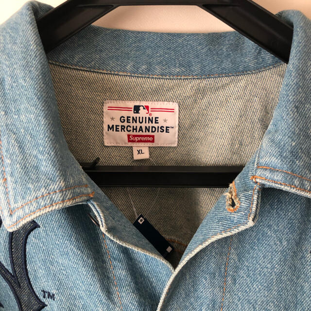 新品未使用　supreme yankees denim jacket xl