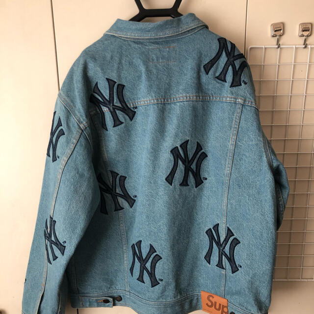 新品未使用　supreme yankees denim jacket xl