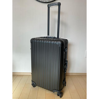 リモワ(RIMOWA)のリカルド　RICARDO スーツケース 58L アルミニウム　新品　ブラック(スーツケース/キャリーバッグ)