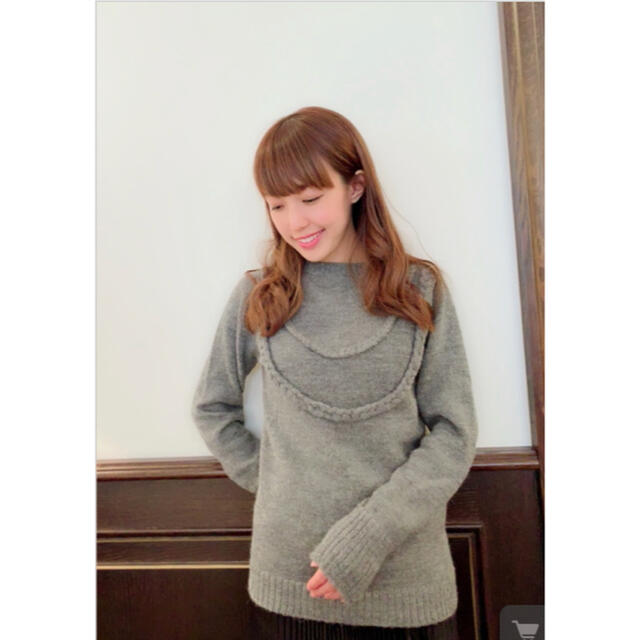 【selva secreta】ALPACA ROPE KNIT(gray)